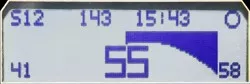 LeanAngle Anzeige im Stealth-5
