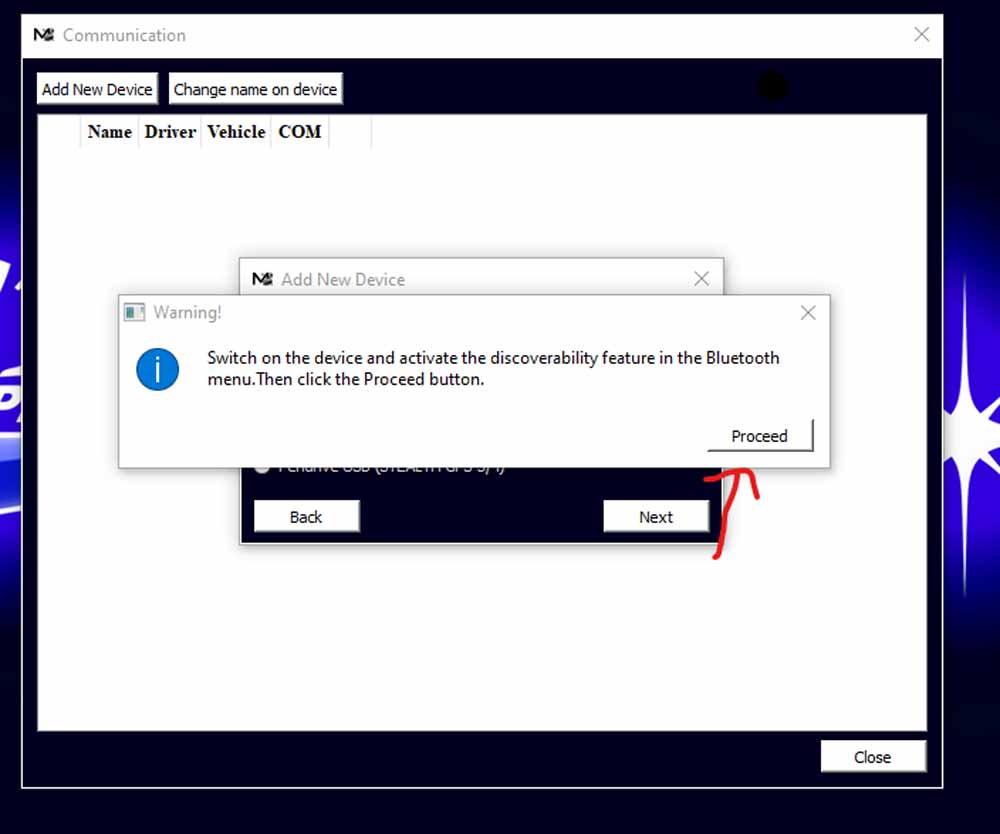 Bluetoothverbindung Schritt 4