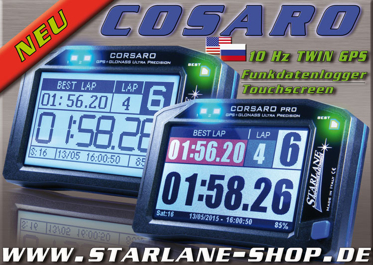 GPS Laptimer für Auto, Go Kart und Motorräder, sowie Pocket Bike.