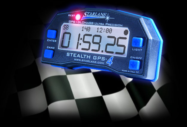Laptimer Stealth 4 mit TWIn GPS, aus russischem Glonass und amerikanischen GPS