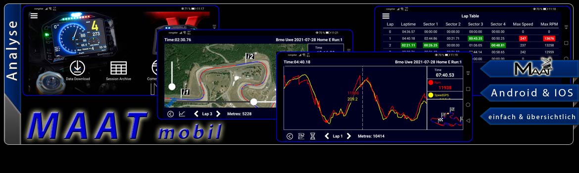 Laptimer App für Android & iPhone Handy