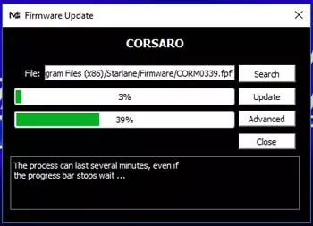 Firmware wird aktualisiert