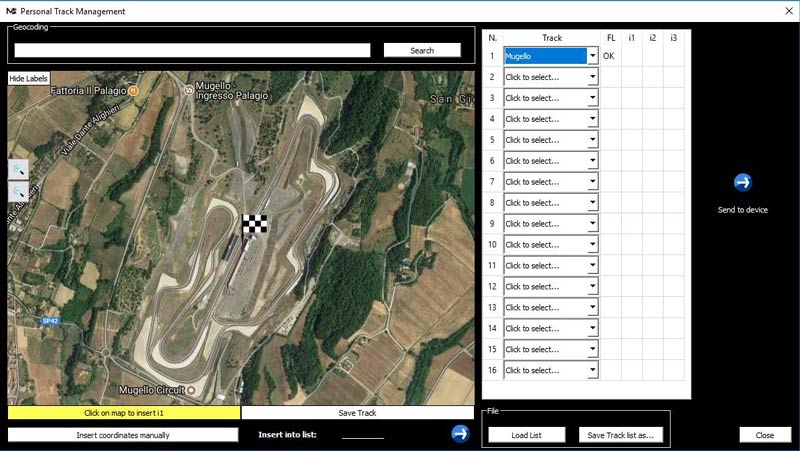 Trackmanagement