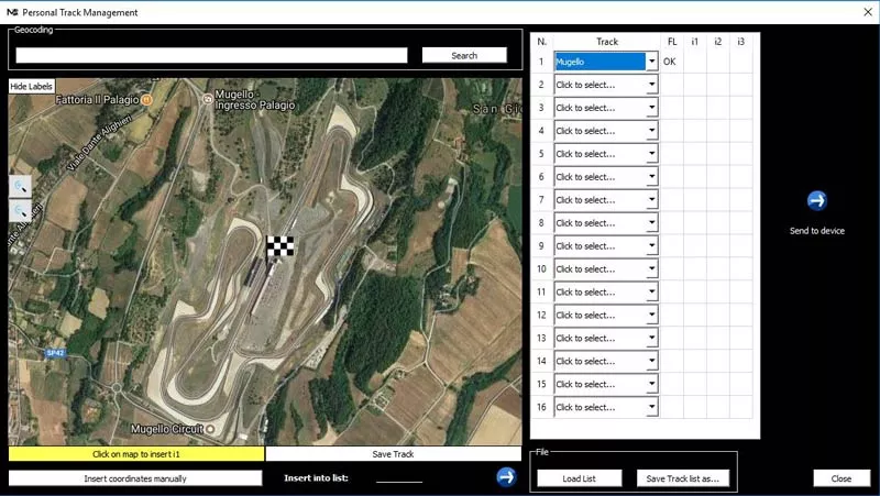 Trackmanagement