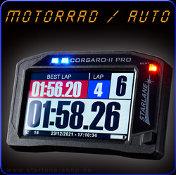 Corsaro Laptimer für Autos und Motorräder