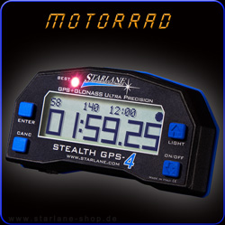 Laptimer Stealth, GPS Laptimer für Go Kart und Motorrad
