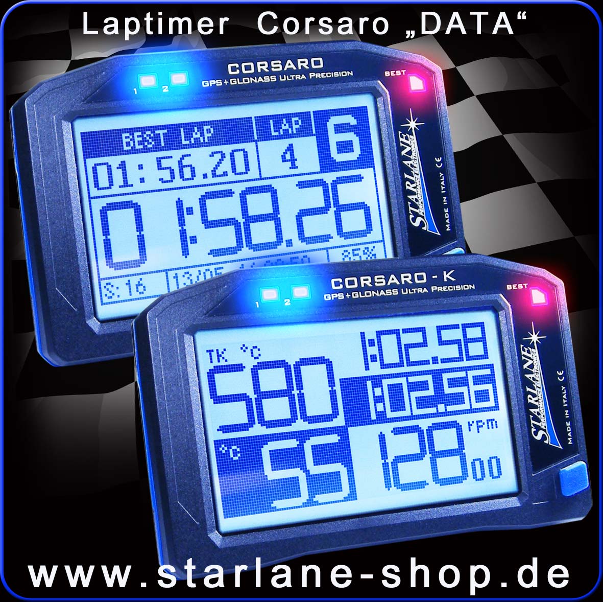 laptimer corsaro data für datarecording