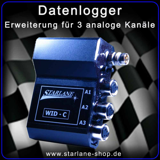 Datenlogger für Datarecording von 3 analogen Kanälen