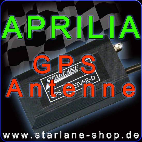 GPS Antenne für Laptimer ihrer APRILIA RSV$ / TUONO