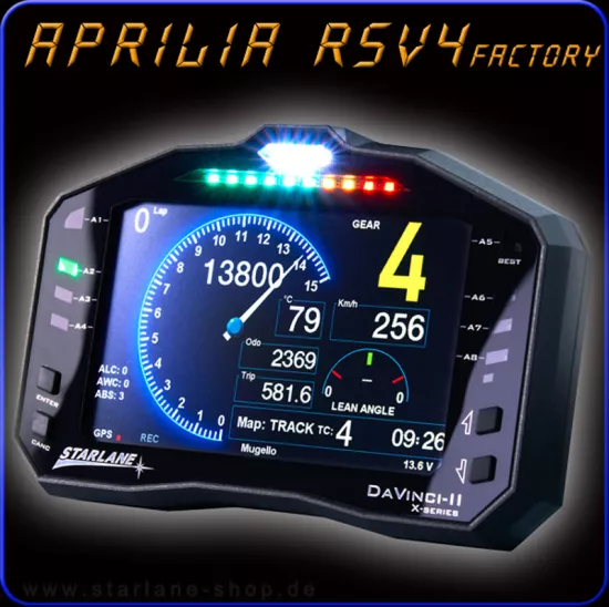 Dashboard APRILIA RSV4 FACTORY  2009 - 2016