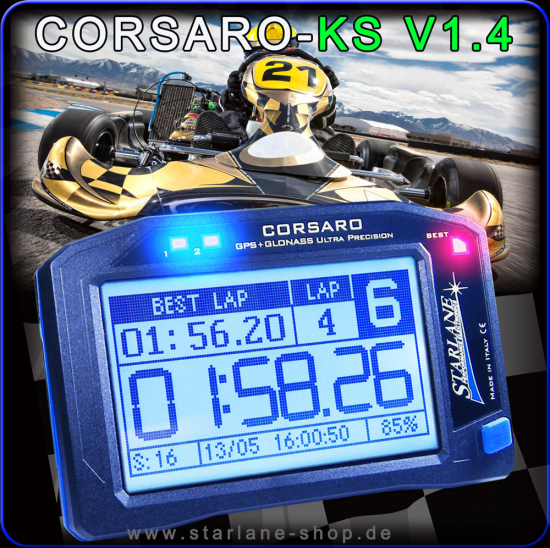 GPS Laptimer CORSARO-Kart & Scooter V2.0