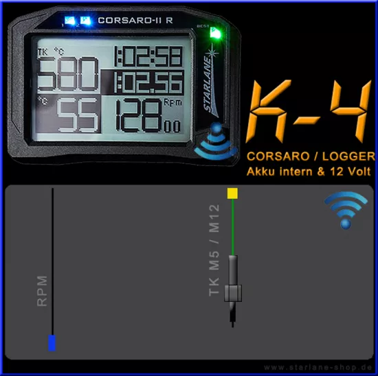 Kart Laptimer mit Datenerfassung und Abgassensor