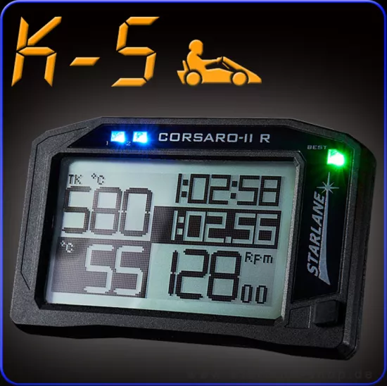Zeiterfassung für Rennkart mit GPS Laptimer eedsensor