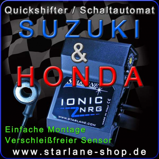Schaltautomat für Motorräder von Honda und Suzuki