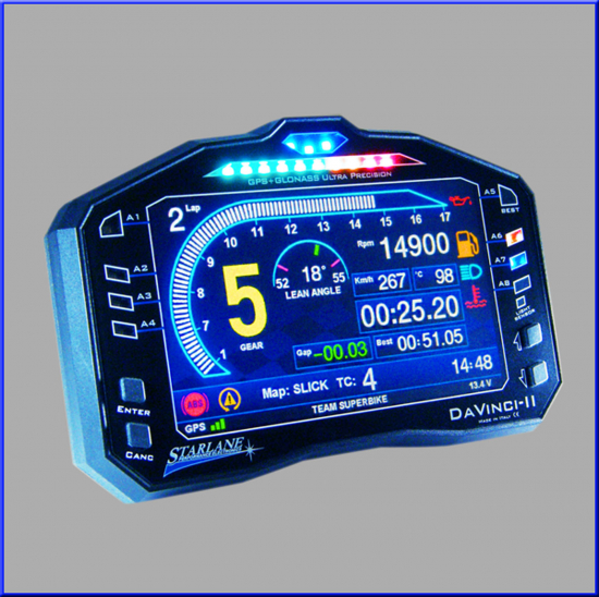 Starlane DaVinci Dashboard Kawasaki Ninja 400