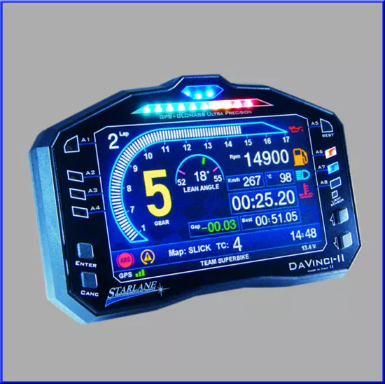 Starlane DaVinci Dashboard Kawa ZX10R