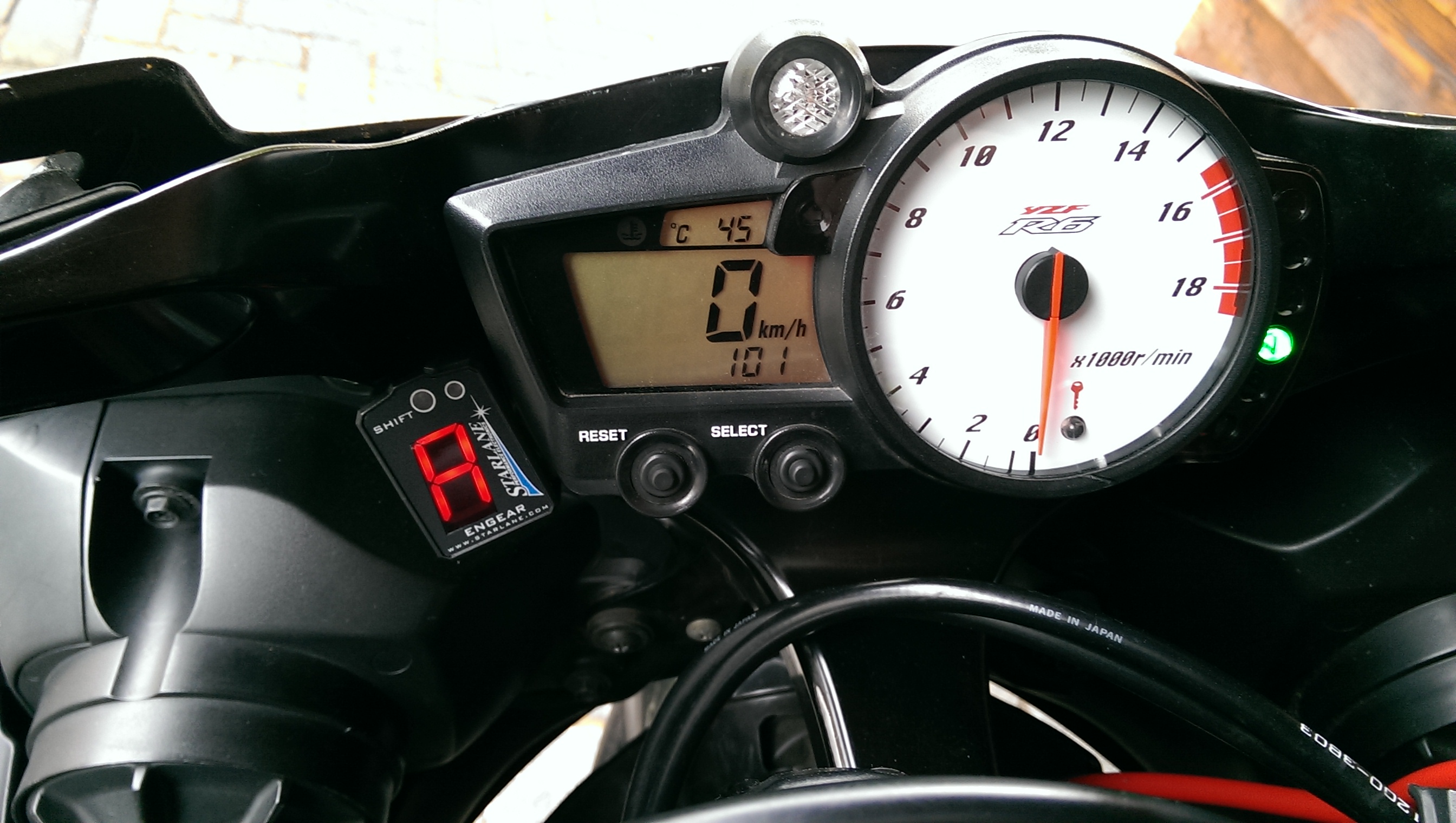 Kaufe Neue NEUE Universal LED Digital Ganganzeige Motorrad Display