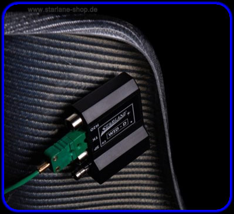 montierter Kart-Datenlogger