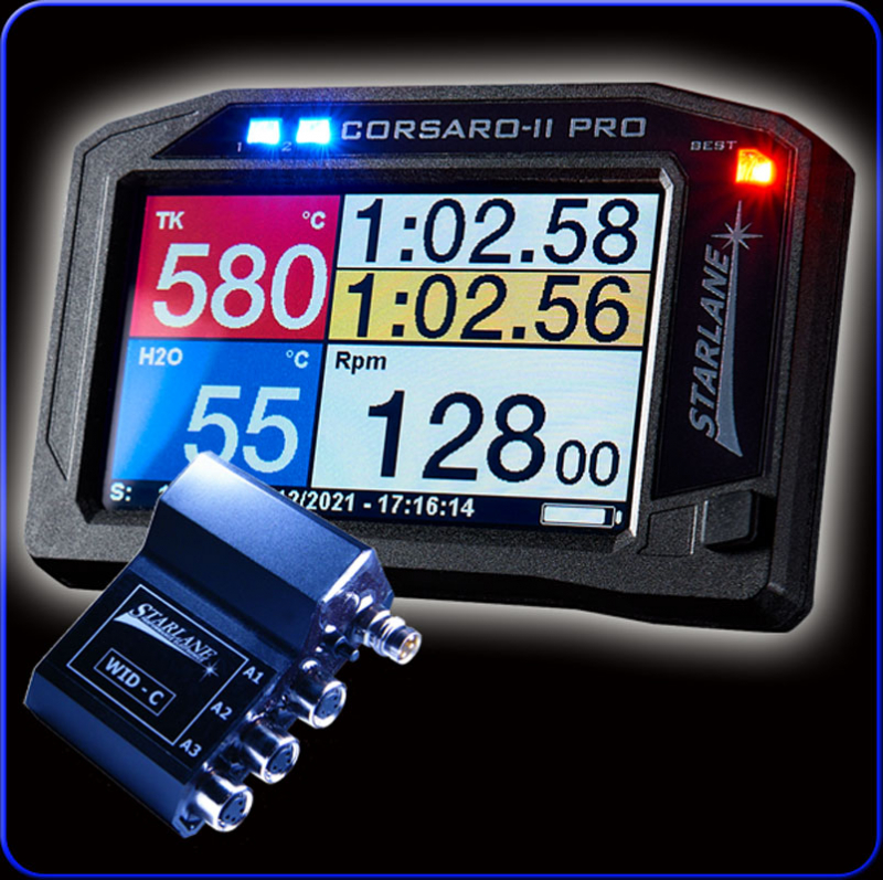 Laptimer Corsaro PRO mit Datenlogger